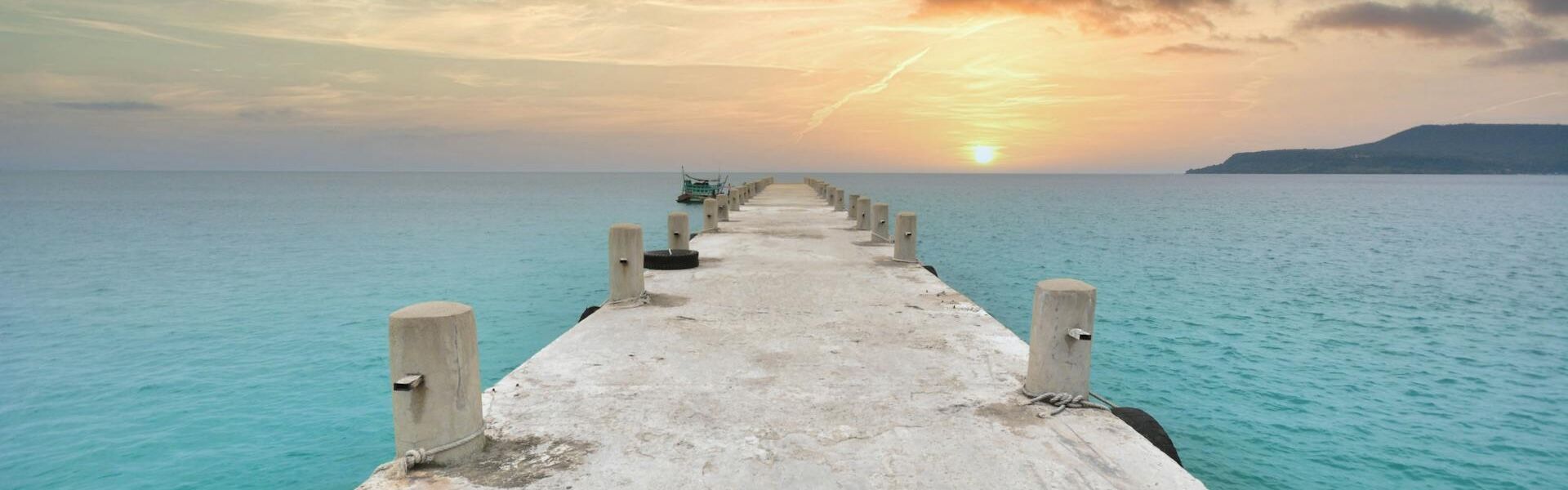 Koh Rong Bridge and Ocean